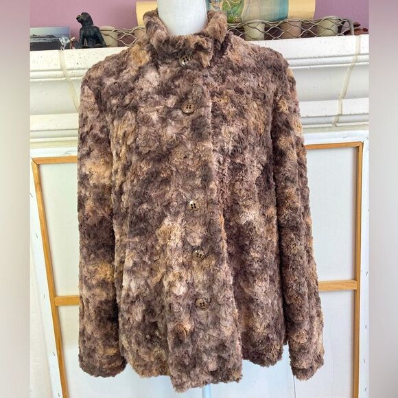 Rare find! VTG Great Cavalier St. Paul faux fur coat lined w/ pockets - Picture 3 of 10